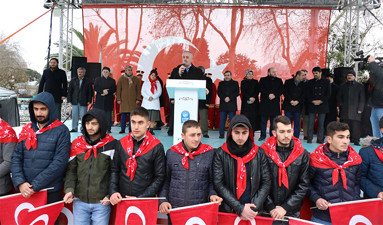 Eyüpsultan'ın “Kınalı Kuzuları” törenle uğurlandı Eyüpsultan'ın “Kınalı Kuzuları” törenle uğurlandı