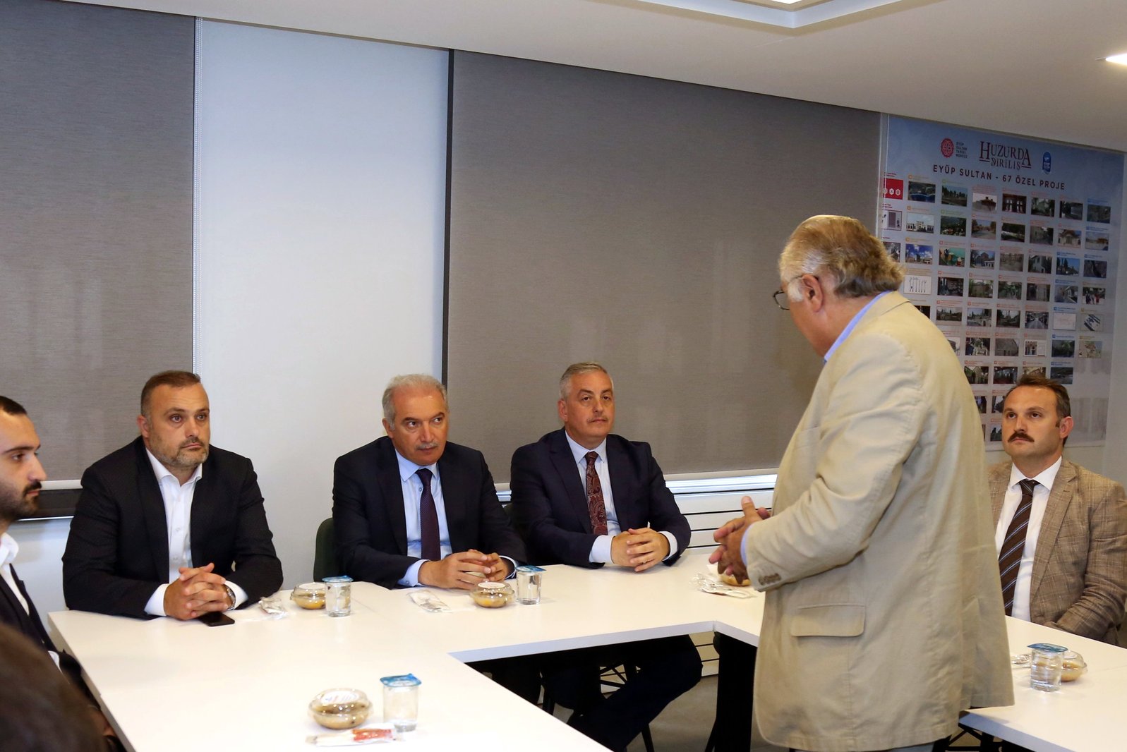 İstanbul Büyükşehir Belediye Başkanı Mevlüt Uysal, Eyüpsultan Belediye Başkanı Remzi Aydın, ESTAM İstanbul Büyükşehir Belediye Başkanı Mevlüt Uysal, Eyüpsultan Belediye Başkanı Remzi Aydın, ESTAM