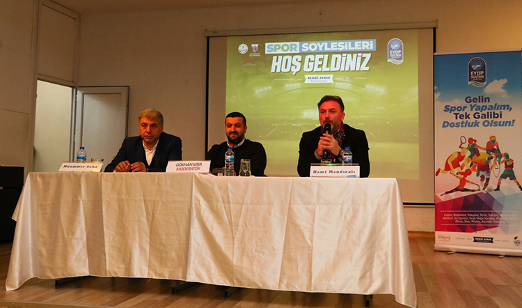 Hami Mandıralı öğrencilerle buluştu Hami Mandıralı öğrencilerle buluştu