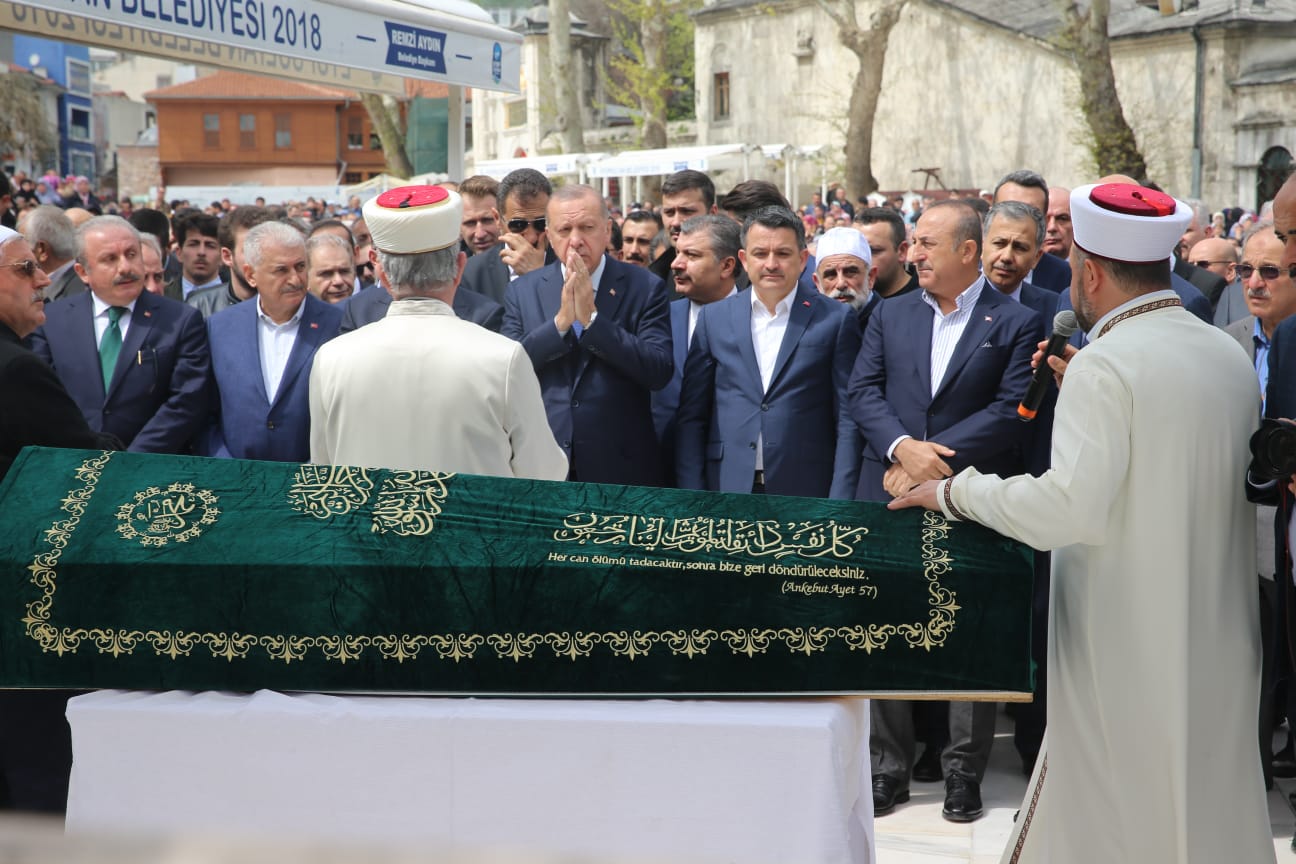 Başkan Recep Tayyip Erdoğan, cenaze, Hayati Yazıcı Başkan Recep Tayyip Erdoğan, cenaze, Hayati Yazıcı