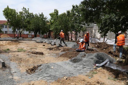 Çırçır Mahallesi, Eyüpsultan Belediyesi, Burkulan Sokak, park Çırçır Mahallesi, Eyüpsultan Belediyesi, Burkulan Sokak, park