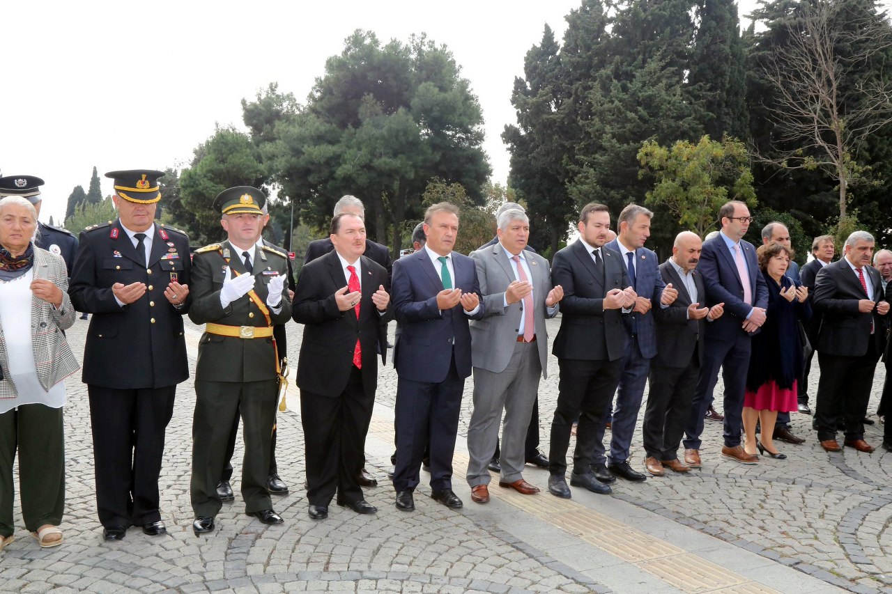 Cumhuriyetin ilanının 96. yıl dönümü, Edirnekapı Şehitliği, anma Cumhuriyetin ilanının 96. yıl dönümü, Edirnekapı Şehitliği, anma