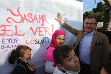 Eyüpsultan Belediyesi, “Yaşama El Ver,Lösemili Çocuklar Haftası, Eyüpsultan Belediye Başkanı Deniz Köken Eyüpsultan Belediyesi, “Yaşama El Ver,Lösemili Çocuklar Haftası, Eyüpsultan Belediye Başkanı Deniz Köken