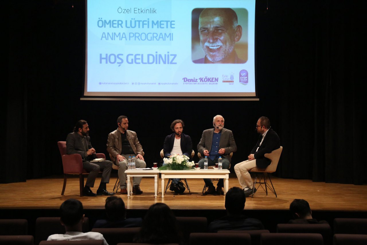 Gazeteci, yazar, senarist, şair, Ömer Lütfi Mete, Eyüpsultan Belediyesi, Kültür İşleri Müdürlüğü