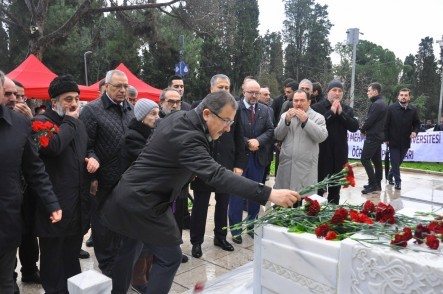 İstiklal Marşı Şairimiz Mehmet Akif Ersoy, 83. yılı, İstanbul Valiliği, Edirnekapı Şehitliği, anma