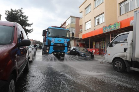 Akşemsettin, Topçular ve Göktürk Mahallesi İlaçlandı Akşemsettin, Topçular ve Göktürk Mahallesi İlaçlandı
