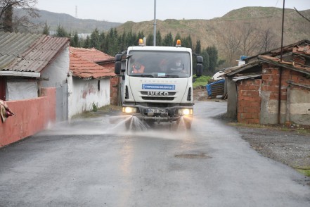 Kırsal Mahallelerde Dezenfeksiyon Çalışması Yapıldı Kırsal Mahallelerde Dezenfeksiyon Çalışması Yapıldı