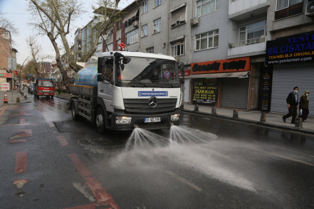 Eyüpsultan'da Koronavirüse Karşı Her Türlü Önlem Alınıyor Eyüpsultan'da Koronavirüse Karşı Her Türlü Önlem Alınıyor