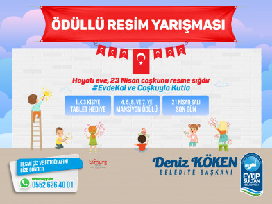 “Hayatı Eve, 23 Nisan Coşkunu Resme Sığdır” “Hayatı Eve, 23 Nisan Coşkunu Resme Sığdır”