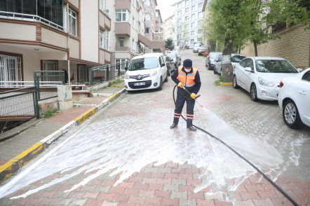 İslambey Mahallesinde Temizlik Çalışması Yapıldı