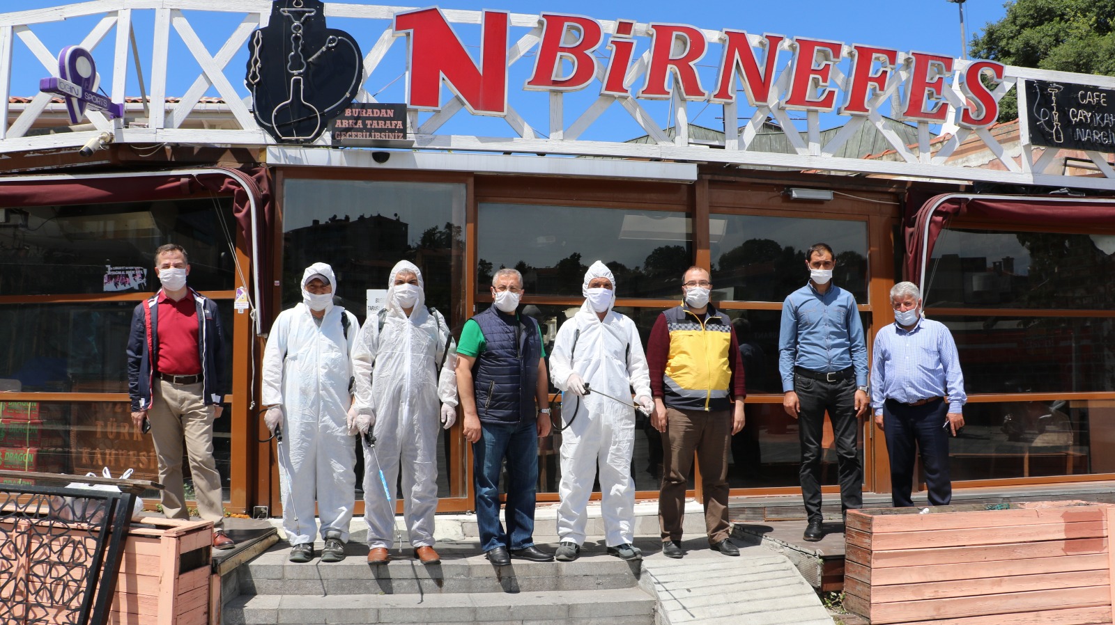 Restoran, Kafe, Pastane, Kıraathane ve Dernek Lokalleri Dezenfekte Ediliyor Restoran, Kafe, Pastane, Kıraathane ve Dernek Lokalleri Dezenfekte Ediliyor