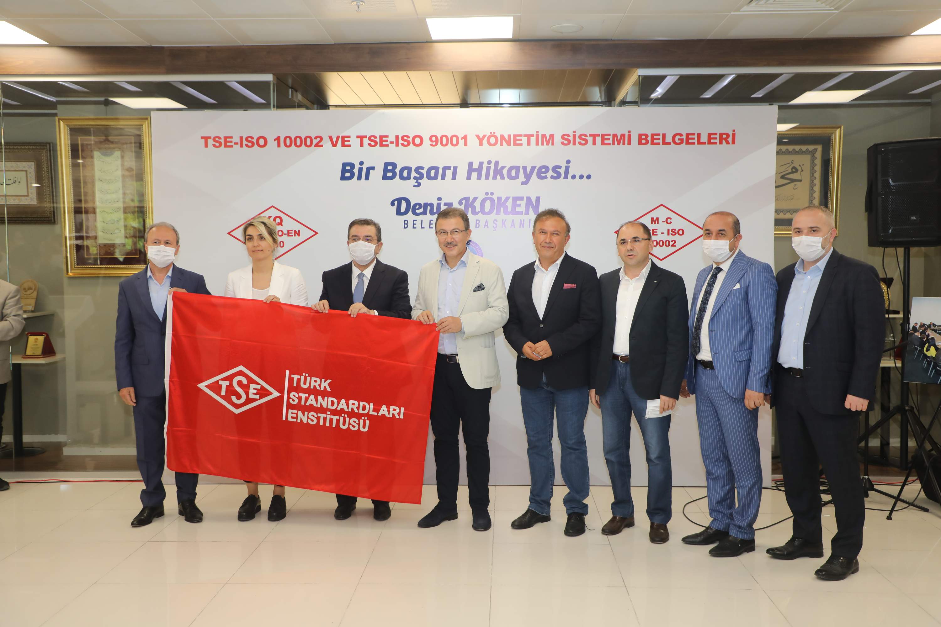 Eyüpsultan Belediyesi, ISO 9001 Ve TS ISO 10002 Belgesi Aldı Eyüpsultan Belediyesi, ISO 9001 Ve TS ISO 10002 Belgesi Aldı