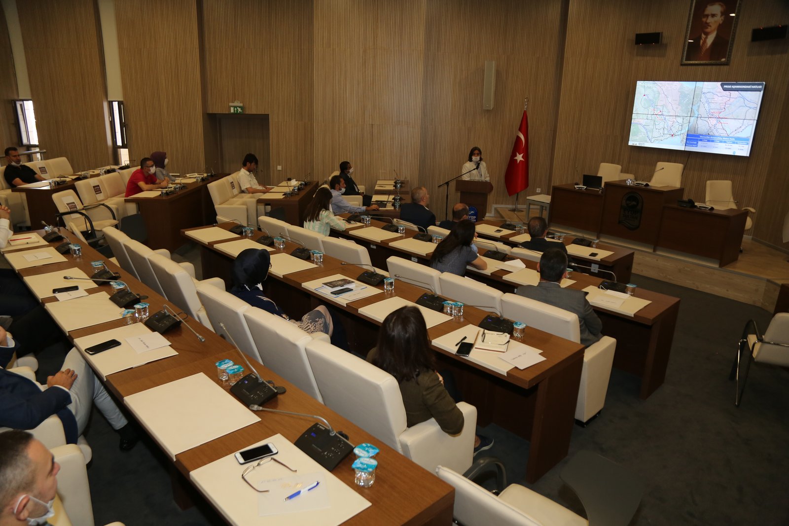 Başkan Deniz Köken'e Ulaşım Sunumu Başkan Deniz Köken'e Ulaşım Sunumu