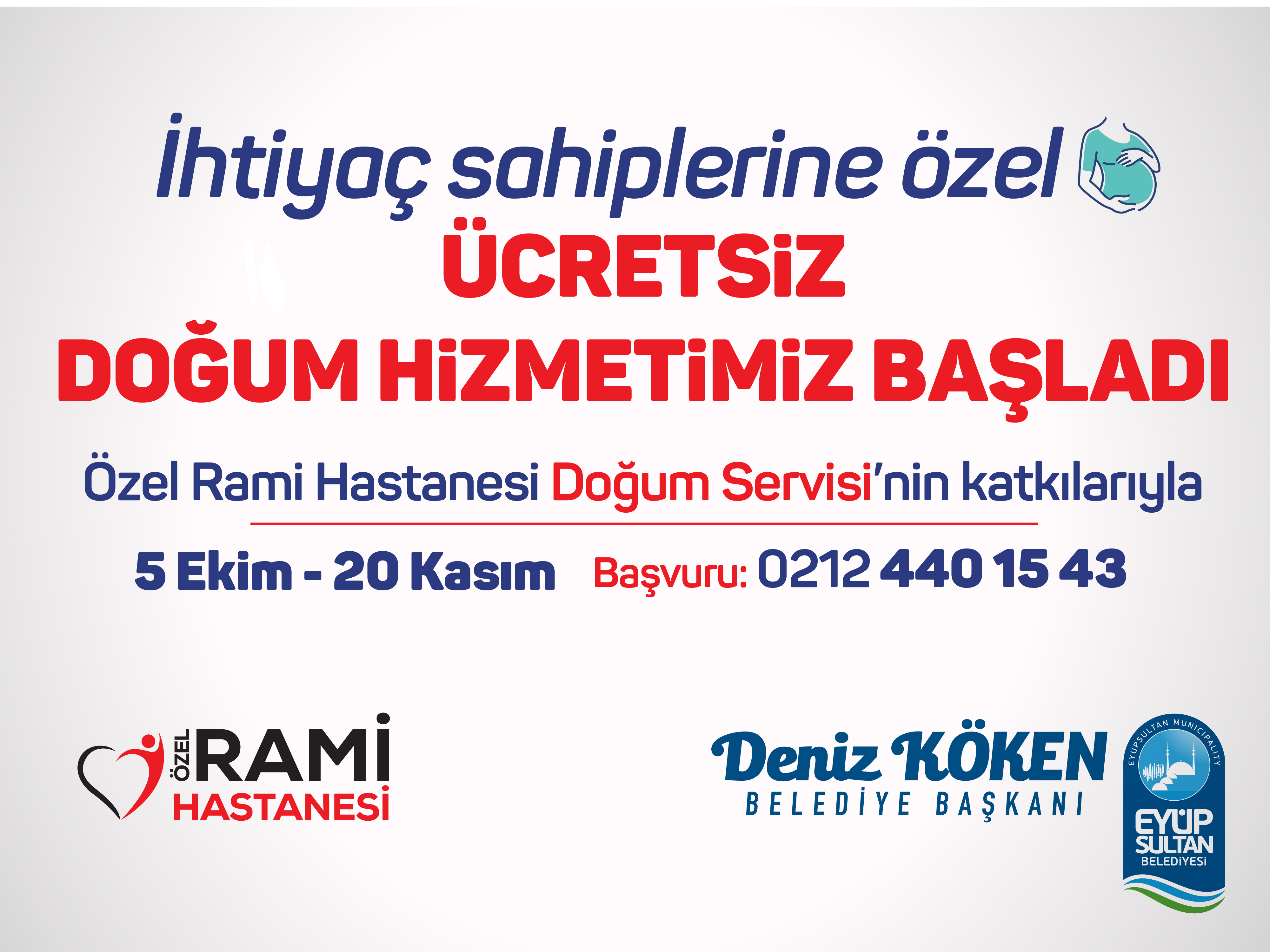 İhtiyaç Sahiplerine Ücretsiz Doğum Hizmeti 