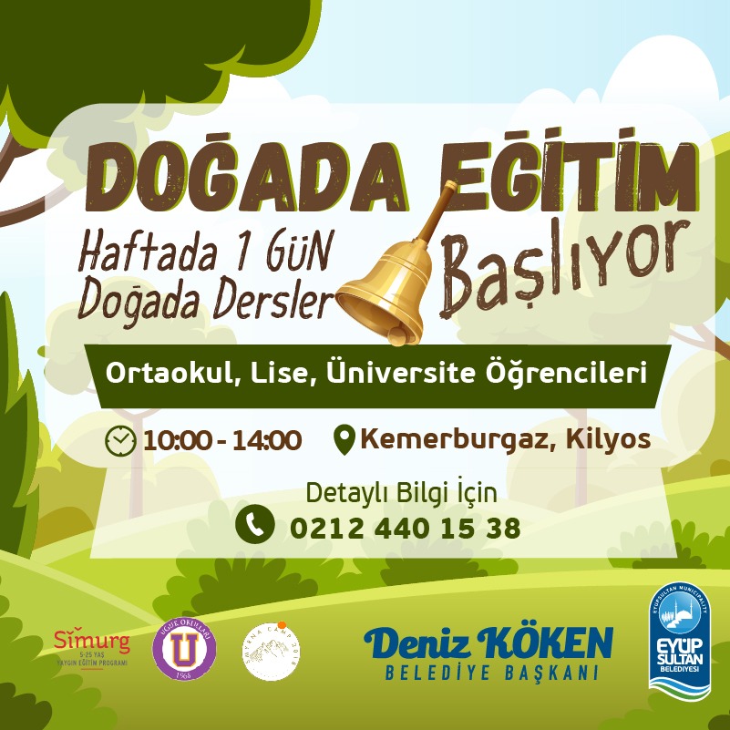 Doğada Eğitimler Başlıyor Doğada Eğitimler Başlıyor