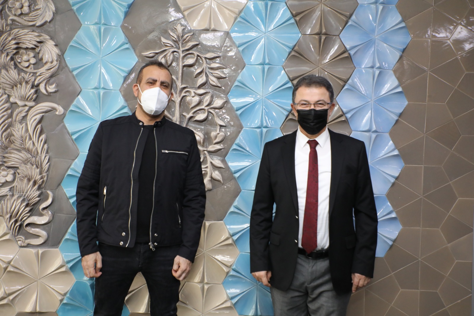Haluk Levent'ten Başkan Deniz Köken'e ziyaret Haluk Levent'ten Başkan Deniz Köken'e ziyaret