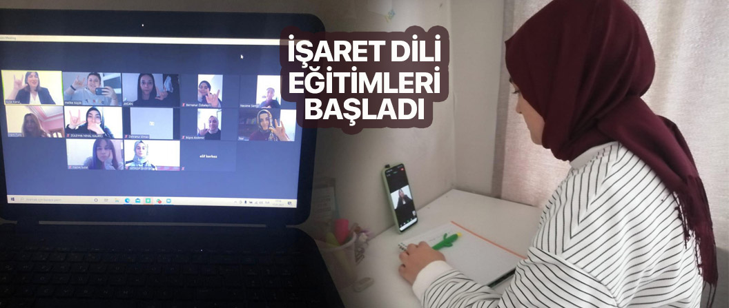 Üniversite öğrencilerine işaret dili eğitimleri başladı Üniversite öğrencilerine işaret dili eğitimleri başladı