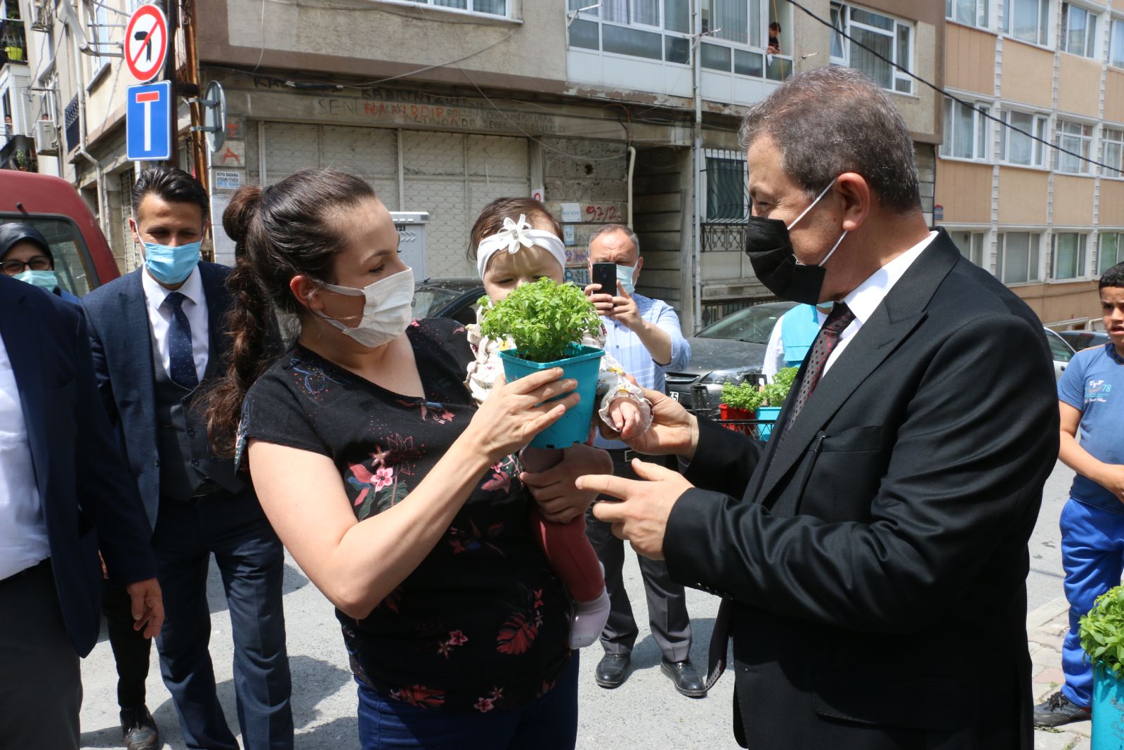 Fesleğen dağıtımına Rami'den başladık Fesleğen dağıtımına Rami'den başladık