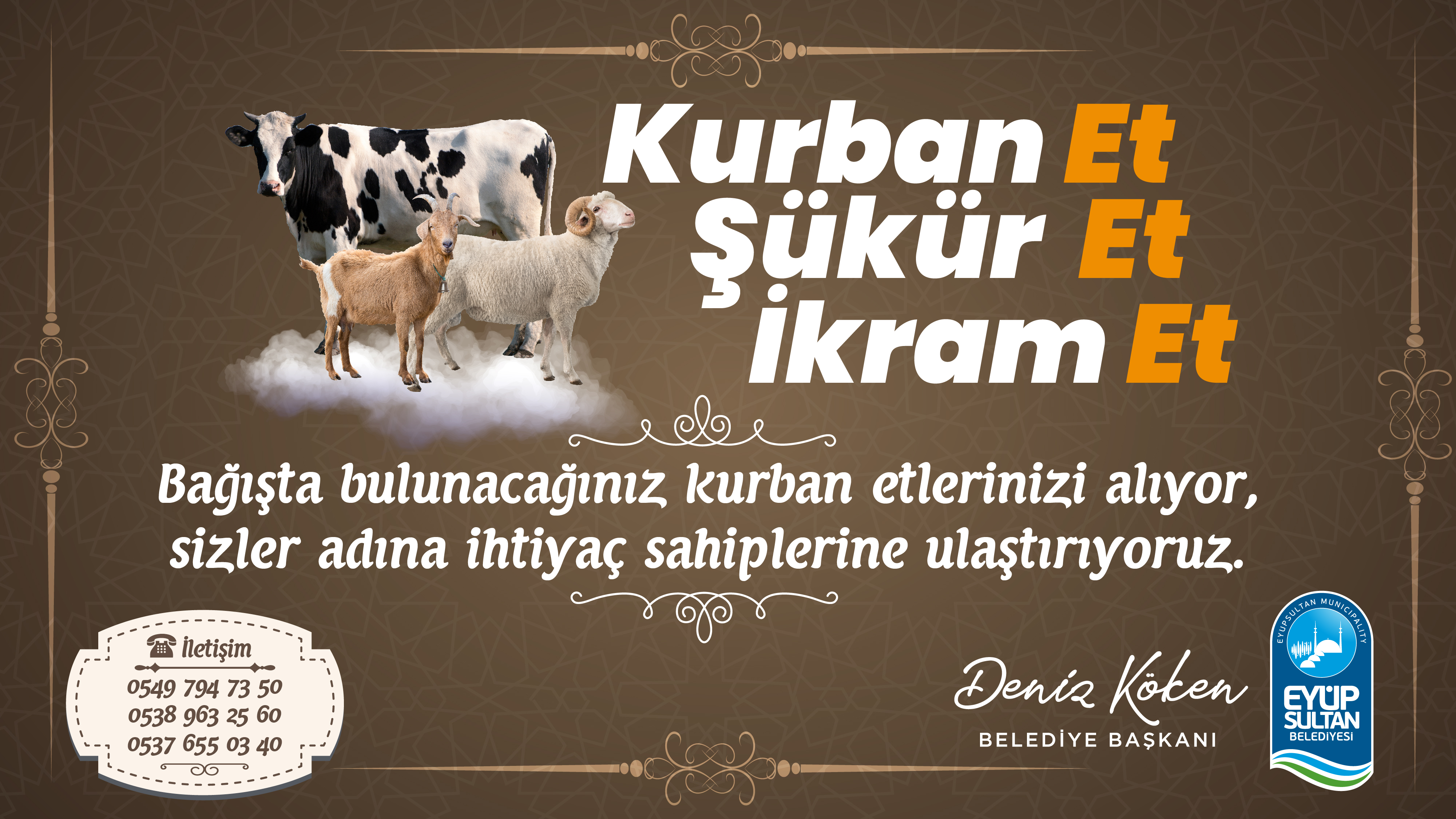 Kurban etlerinizi ihtiyaç sahiplerine ulaştırıyoruz