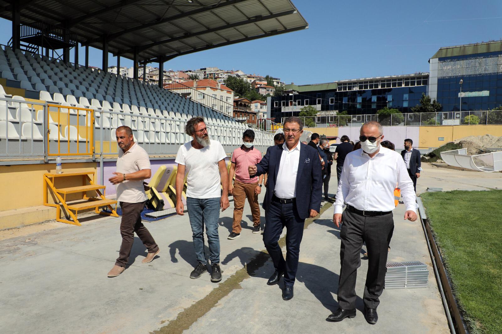 Eyüp Stadı TFF kriterlerine uygun hale getiriliyor Eyüp Stadı TFF kriterlerine uygun hale getiriliyor