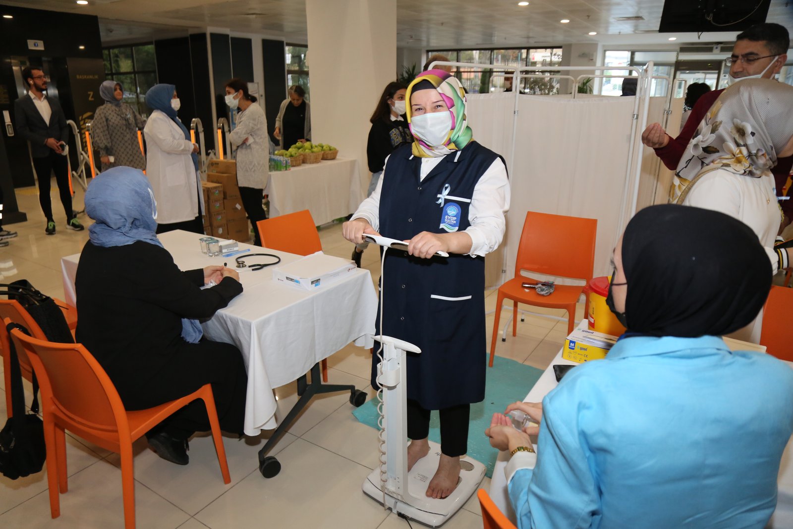 Eyüpsultan Belediye personeline sağlık taraması yapıldı Eyüpsultan Belediye personeline sağlık taraması yapıldı