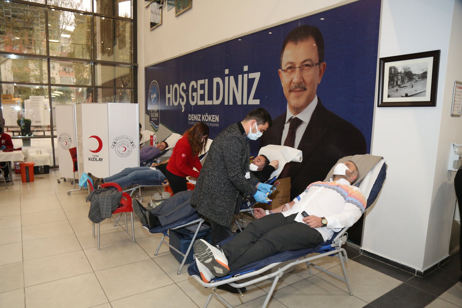 Eyüpsultan Belediyesi'nden kan bağışı kampanyası Eyüpsultan Belediyesi'nden kan bağışı kampanyası