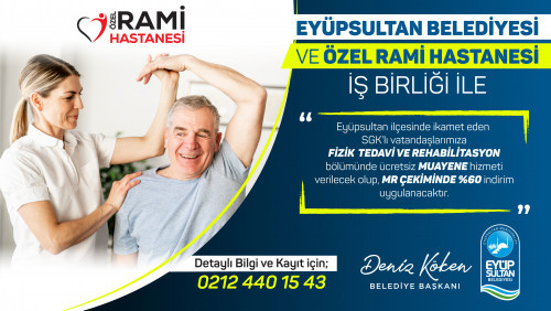 Eyüpsultan Belediyesi ile Özel Rami Hastanesi arasında işbirliği Eyüpsultan Belediyesi ile Özel Rami Hastanesi arasında işbirliği
