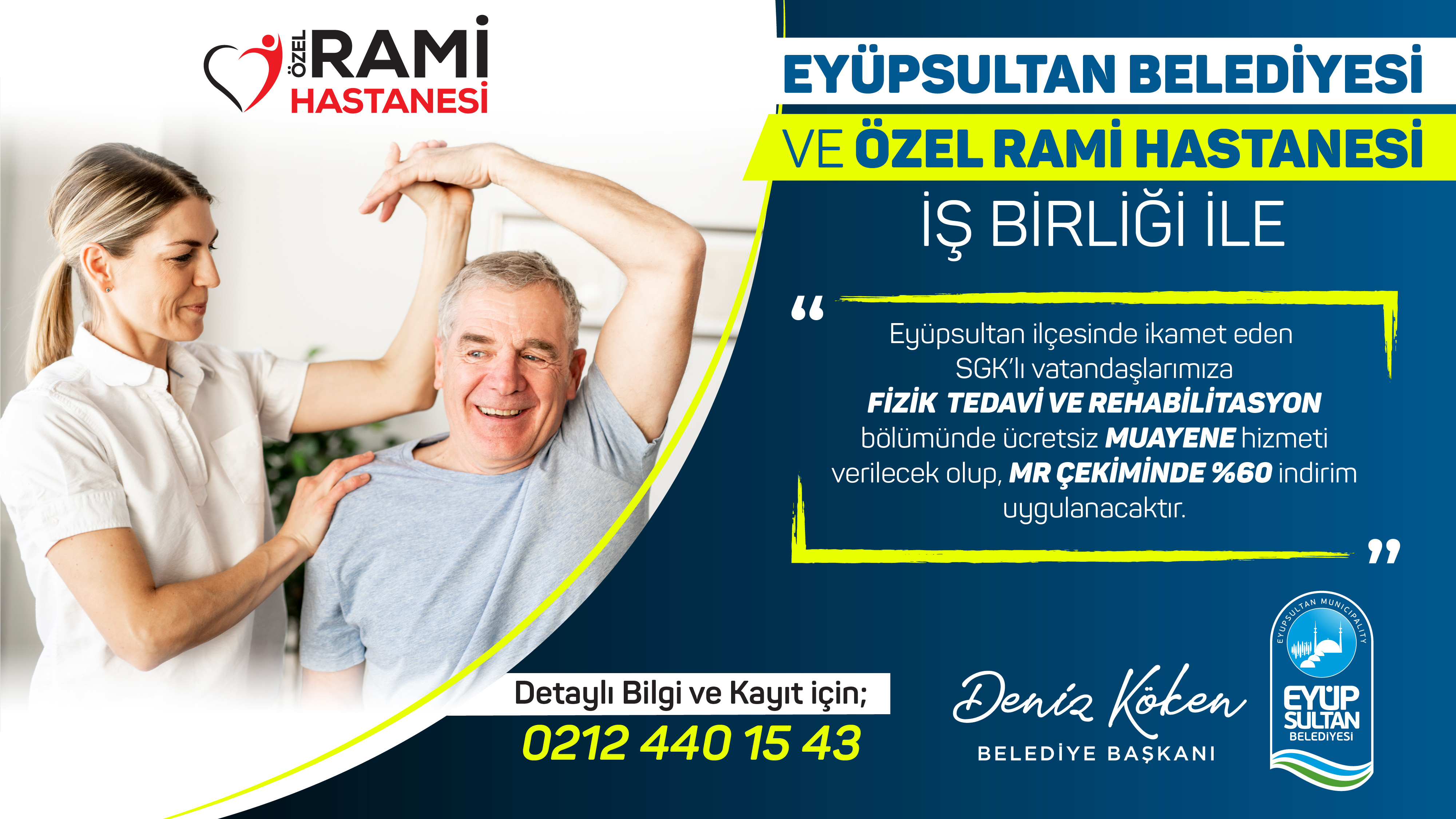 eyupsultan belediyesi ile ozel rami hastanesi arasinda isbirligi