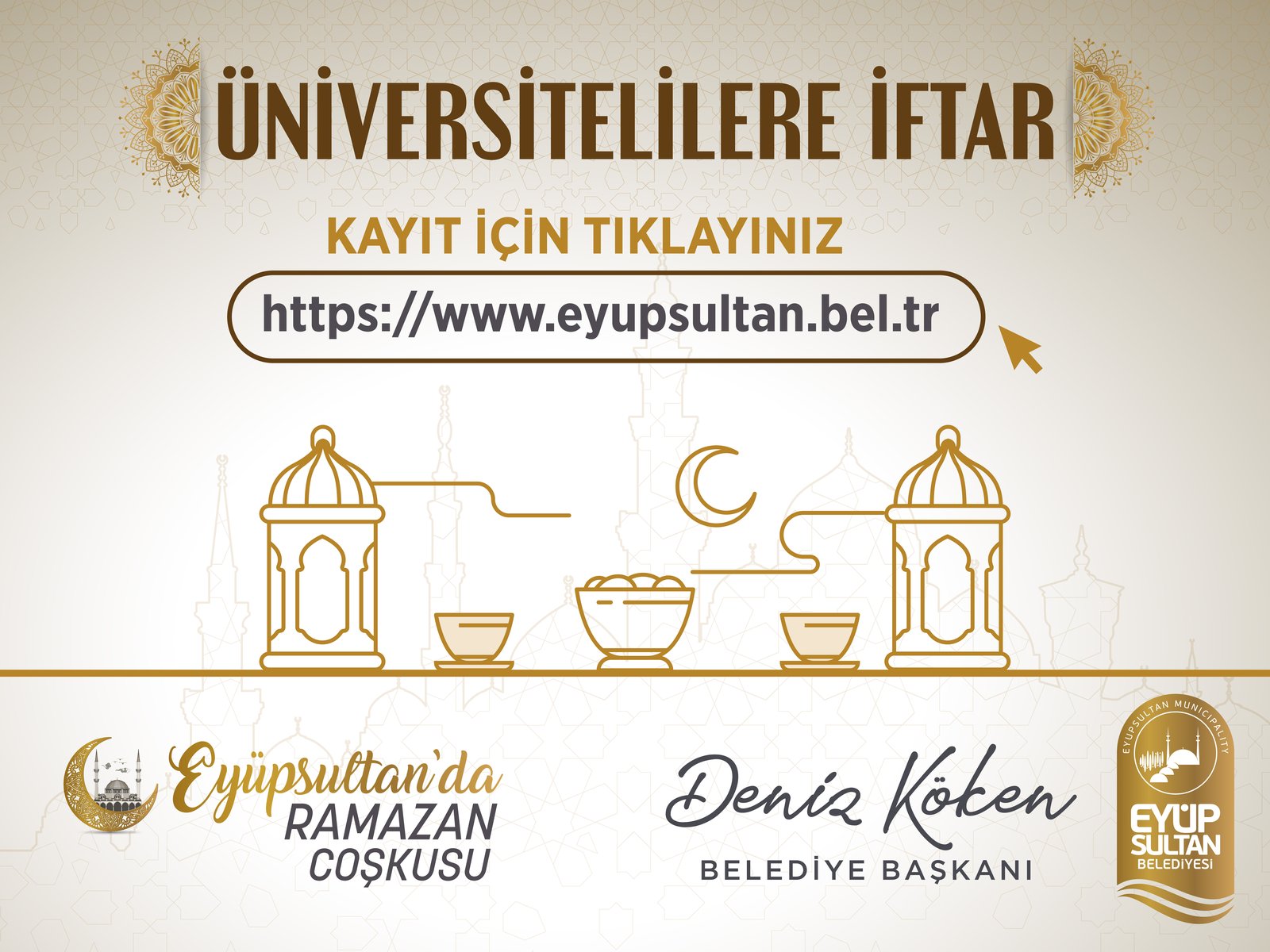 Üniversite öğrencilerine ücretsiz iftar ikramı