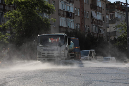Akşemsettin köşe bucak temizlendi Akşemsettin köşe bucak temizlendi