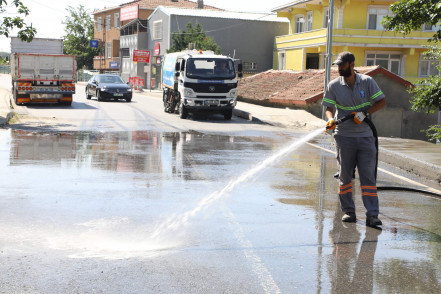 Işıklar, Odayeri, İhsaniye ve Ağaçlı mahallelerinde temizlik yapıldı