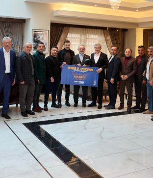 Eyüpsultan Amatör Spor Kulüpler Birliği'nden teşekkür ziyareti