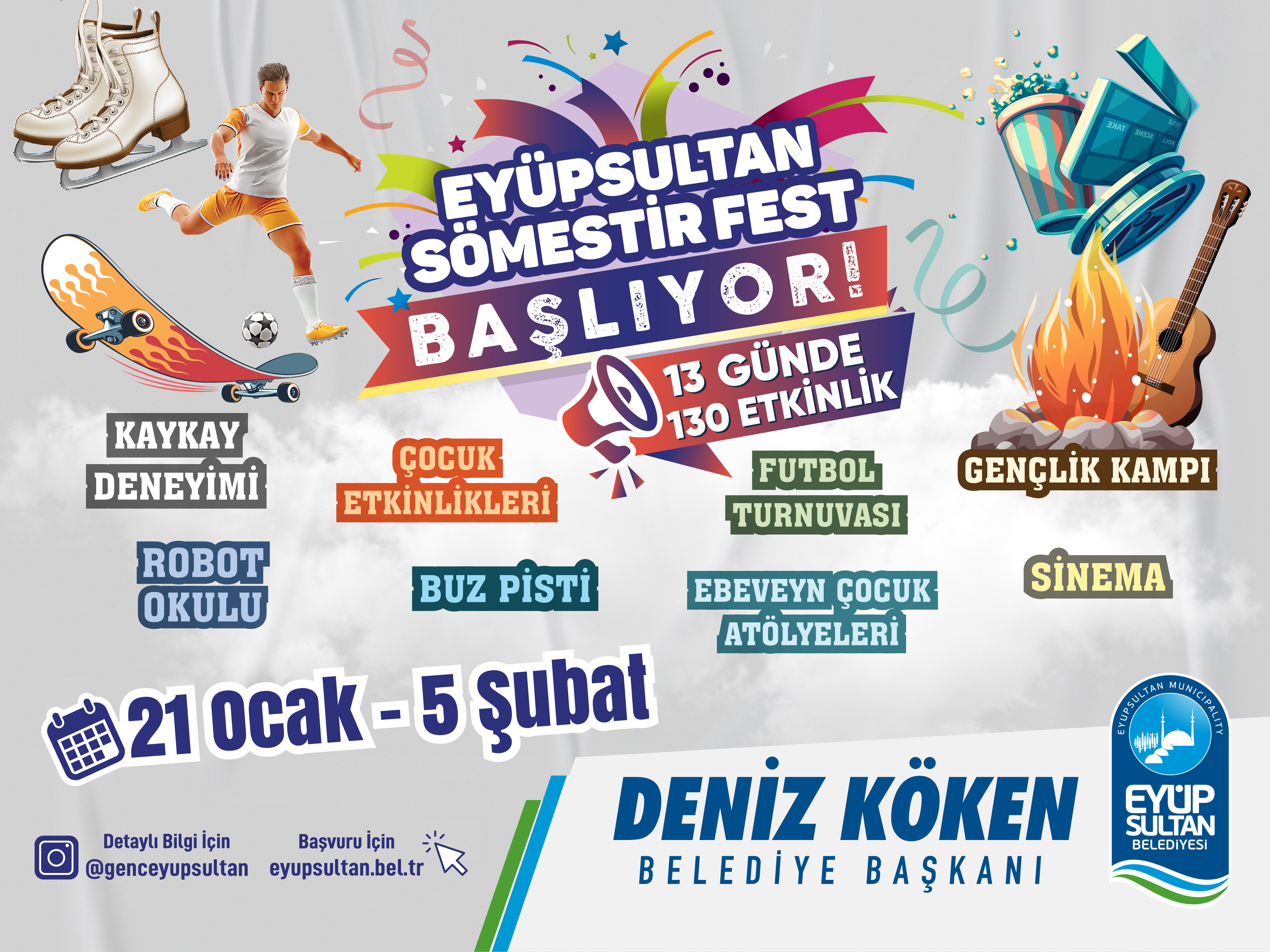 Eyüpsultan Sömestir Festivali başlıyor Eyüpsultan Sömestir Festivali başlıyor