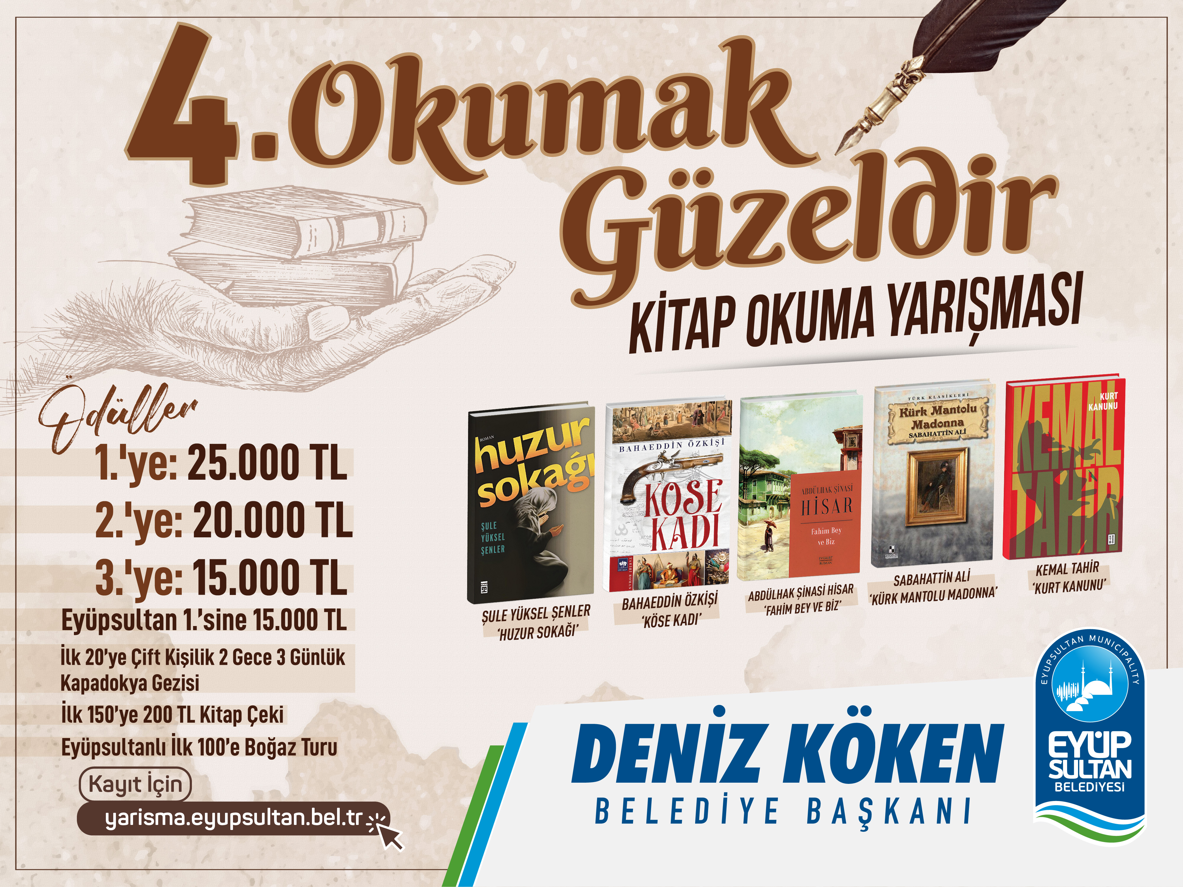 Okumak Güzeldir 4. Kitap Okuma Yarışması başlıyor Okumak Güzeldir 4. Kitap Okuma Yarışması başlıyor