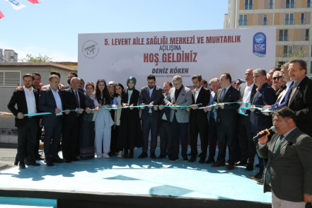 5.Levent Aile Sağlığı Merkezi ve Muhtarlık Binası hizmete açıldı 5.Levent Aile Sağlığı Merkezi ve Muhtarlık Binası hizmete açıldı