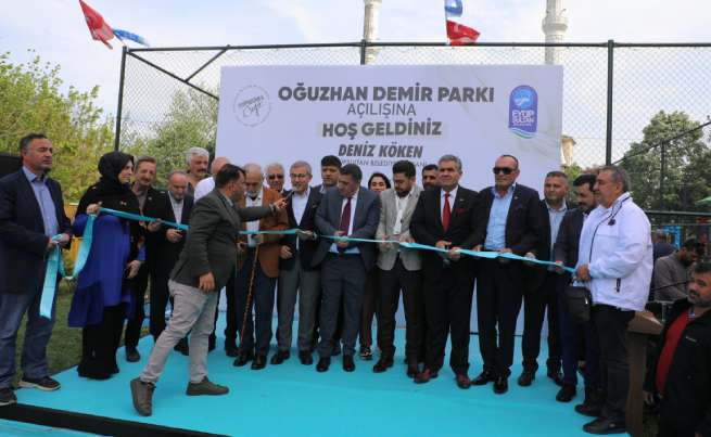 Oğuzhan Demir Parkı açıldı Oğuzhan Demir Parkı açıldı