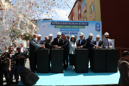 Güzeltepe Kur'an Kursu'nun temeli atıldı Güzeltepe Kur'an Kursu'nun temeli atıldı