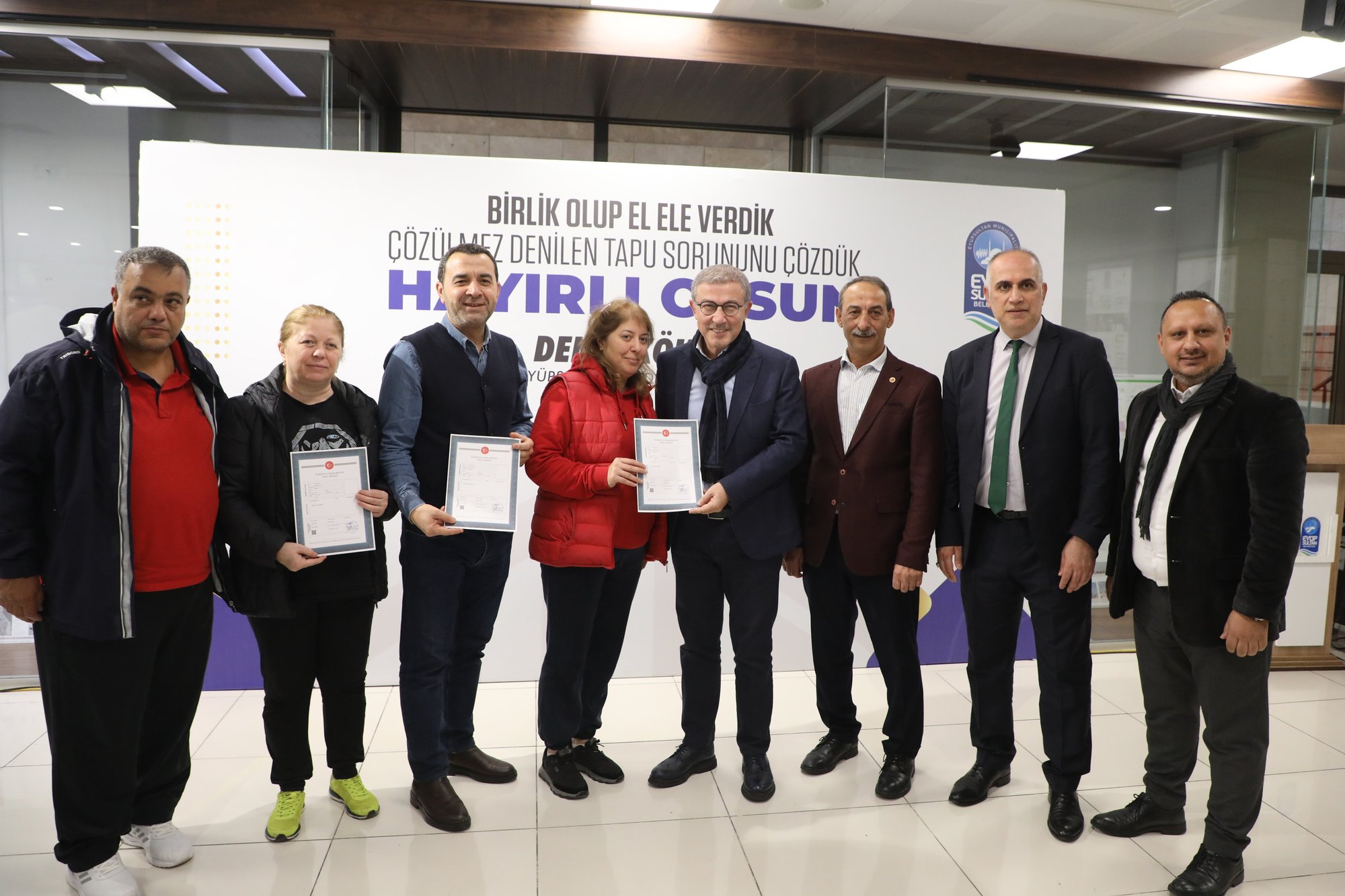 Nişancı'nın 50 yıllık tapu sorunu çözüldü Nişancı'nın 50 yıllık tapu sorunu çözüldü