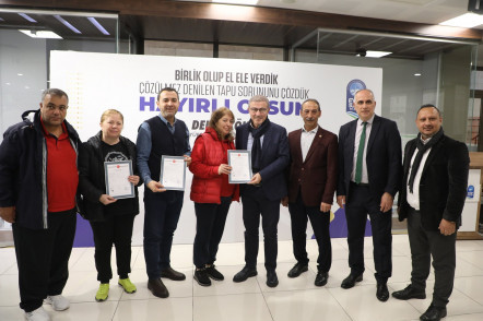Nişancı'nın 50 yıllık tapu sorunu çözüldü Nişancı'nın 50 yıllık tapu sorunu çözüldü