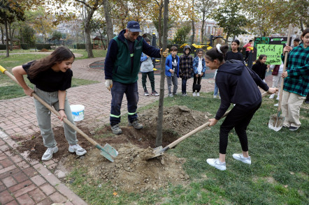 Eyüpsultanlı öğrenciler Milli Ağaçlandırma Günü'nde fidan dikti Eyüpsultanlı öğrenciler Milli Ağaçlandırma Günü'nde fidan dikti