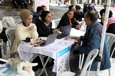 Dünya Diyabet Günü etkinliği kapsamında sağlık taraması Dünya Diyabet Günü etkinliği kapsamında sağlık taraması