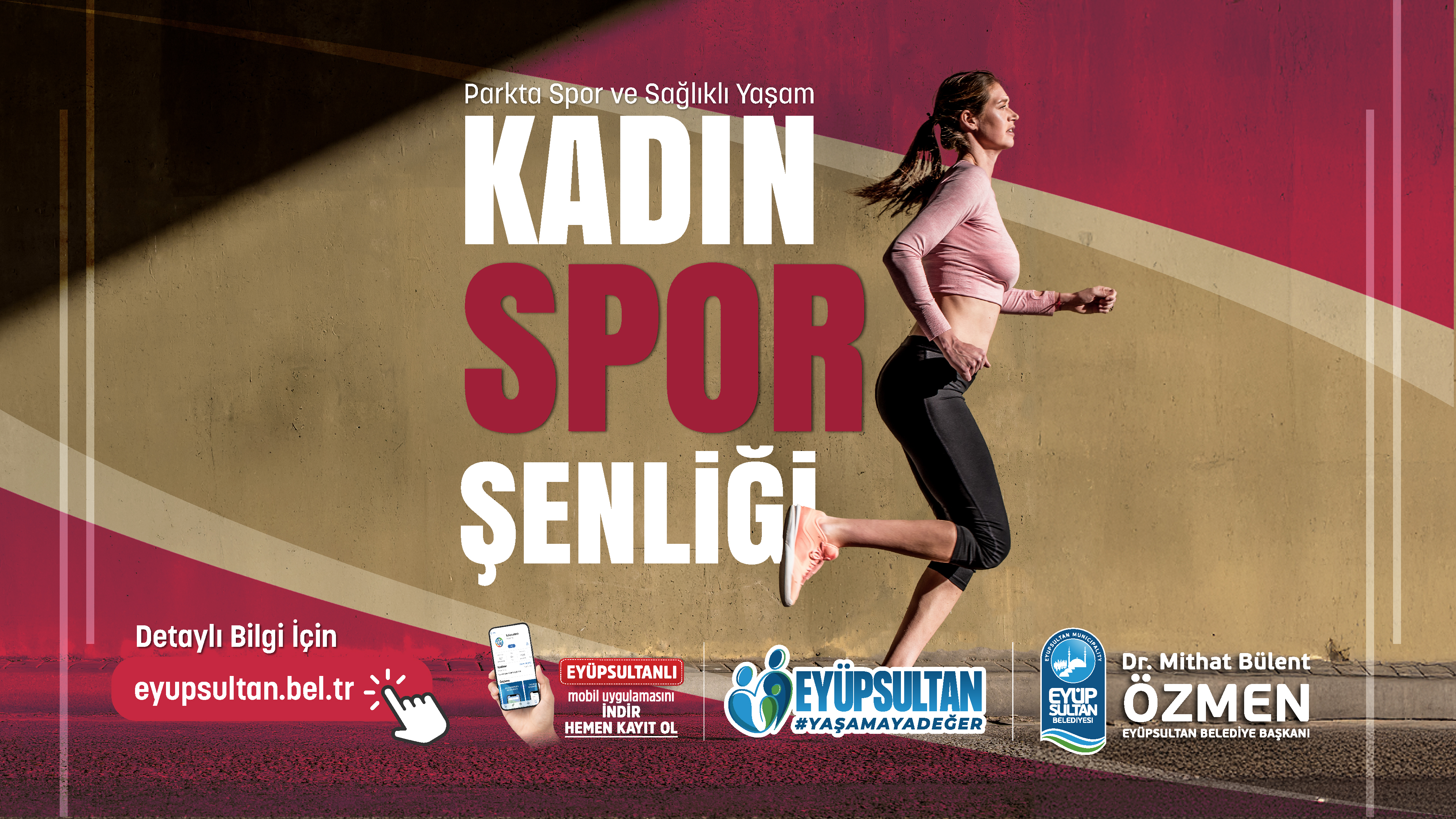 Eyüpsultan Belediyesi'nden kadınlara özel spor şenliği