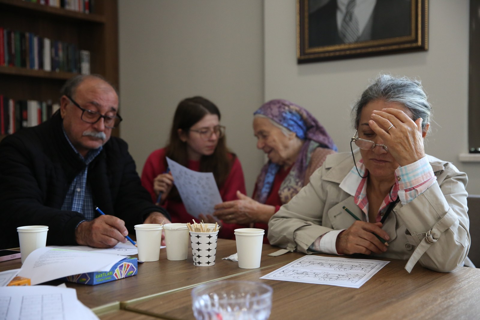 Güzeltepe Emekliler Lokali Hafıza Kafe yoğun ilgi görüyor