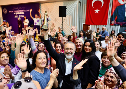 Eyüpsultanlı kadınlardan “Birlikte Güçlüyüz!” mesajı