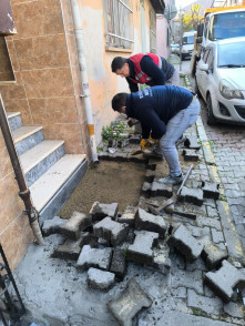 Eyüpsultan'da Fen işleri çalışmaları aralıksız sürüyor