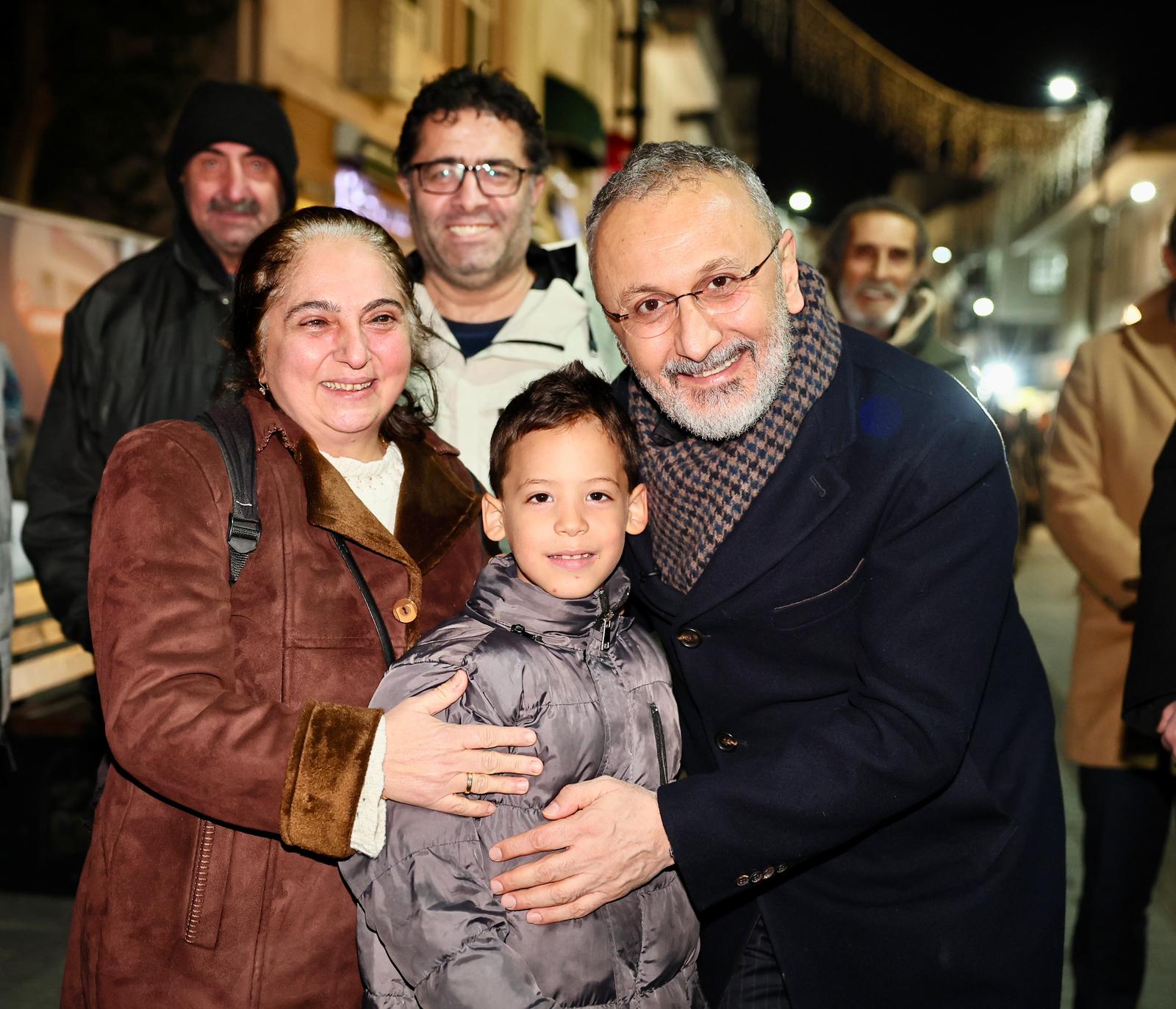 Başkan Mithat Bülent Özmen Miraç Kandili'nde Vatandaşlarla Buluştu