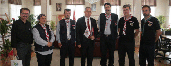 İzcilik Federasyonu'ndan Ziyaret İzcilik Federasyonu'ndan Ziyaret