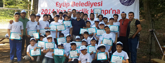 Eyüp Gençlik Kampı'nda Final Heyecanı… Eyüp Gençlik Kampı'nda Final Heyecanı…