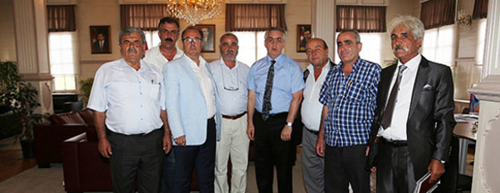 Köy Muhtarlarından Başkan'a Ziyaret… Köy Muhtarlarından Başkan'a Ziyaret…