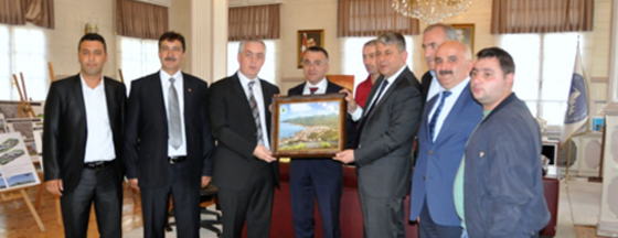 Espiye Belediye Başkanı'ndan Ziyaret Espiye Belediye Başkanı'ndan Ziyaret